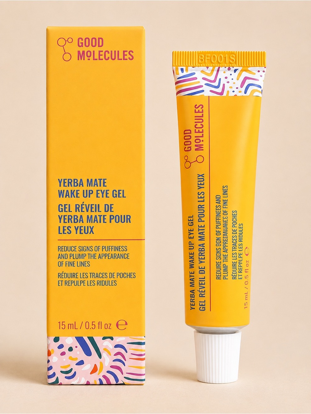 Good Molecules Yerba Mate Wake Up Eye Gel 15ml Full Size NEW